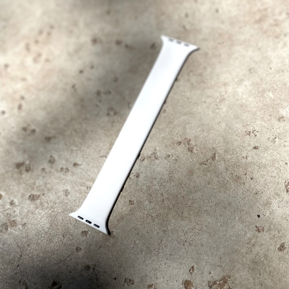 White Apple Watch band